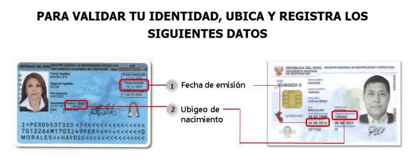 Ayuda para fecha de emisión